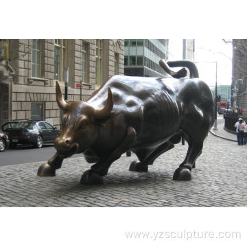 Life Size Bronze Wall Street Bronze Sculpture